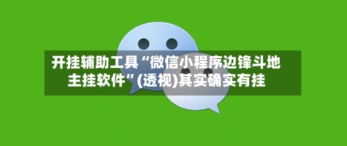 开挂辅助工具“微信小程序边锋斗地主挂软件”(透视)其实确实有挂-第1张图片