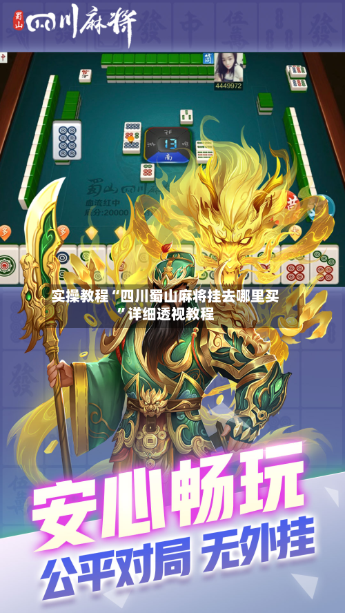 实操教程“四川蜀山麻将挂去哪里买”详细透视教程-第2张图片