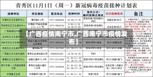 【广西疫情南宁市,广西南宁市疫情发布】-第3张图片