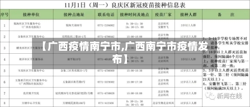 【广西疫情南宁市,广西南宁市疫情发布】-第2张图片