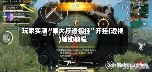 玩家实测“草大厅透视挂”开挂(透视)辅助教程-第2张图片