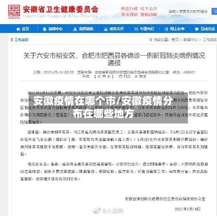安徽疫情在哪个市/安徽疫情分布在哪些地方-第1张图片