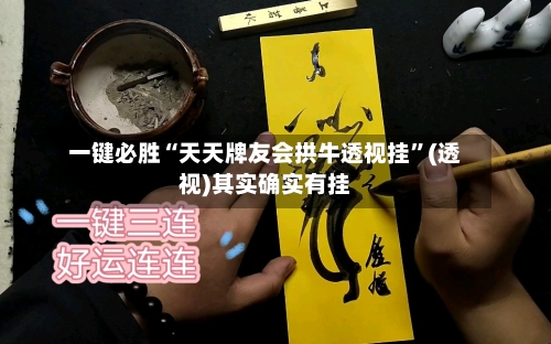 一键必胜“天天牌友会拱牛透视挂	”(透视)其实确实有挂-第2张图片