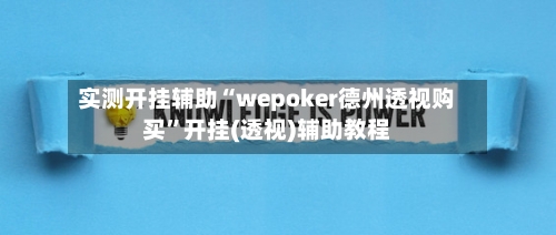 实测开挂辅助“wepoker德州透视购买”开挂(透视)辅助教程-第2张图片
