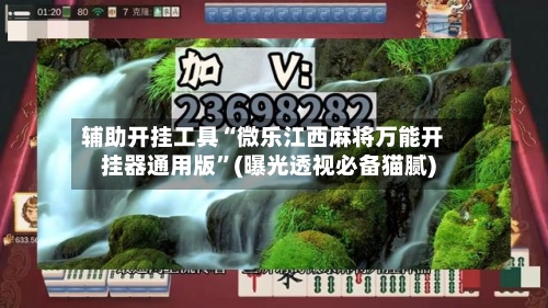 辅助开挂工具“微乐江西麻将万能开挂器通用版”(曝光透视必备猫腻)-第2张图片