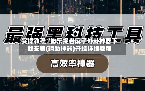 实操教程“微乐捉老麻子外卦神器下载安装(辅助神器)开挂详细教程-第2张图片