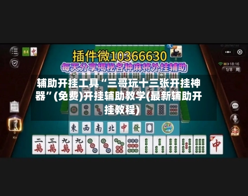 辅助开挂工具“三哥玩十三张开挂神器”(免费)开挂辅助教学(最新辅助开挂教程)-第1张图片