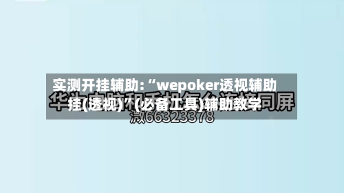 实测开挂辅助:“wepoker透视辅助挂(透视)	”(必备工具)辅助教学-第2张图片