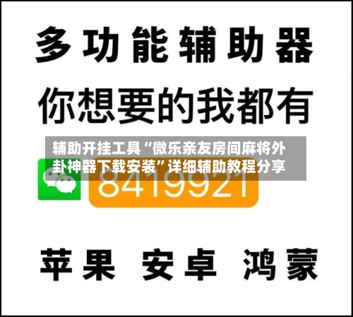 辅助开挂工具“微乐亲友房间麻将外卦神器下载安装”详细辅助教程分享-第2张图片