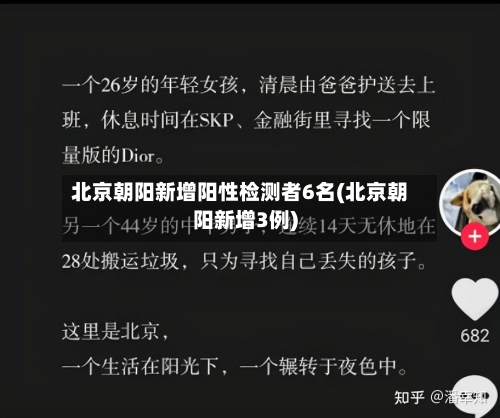 北京朝阳新增阳性检测者6名(北京朝阳新增3例)-第1张图片