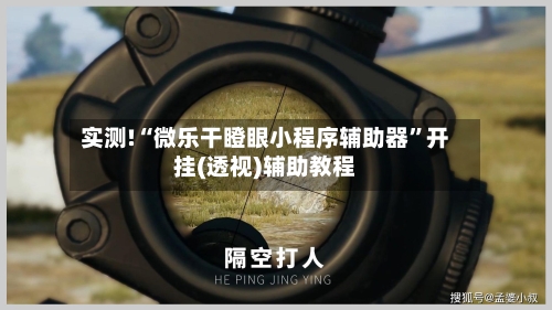 实测!“微乐干瞪眼小程序辅助器”开挂(透视)辅助教程-第1张图片
