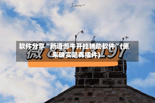 软件分享“新道游牛开挂辅助软件”(原来确实是有插件)-第2张图片