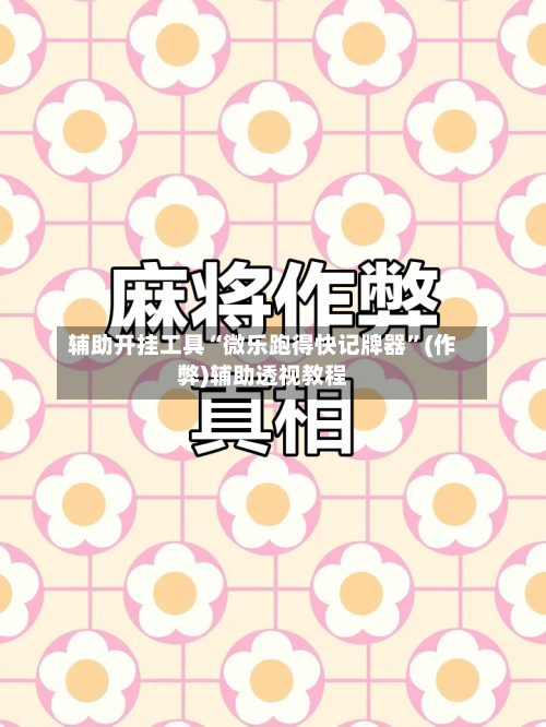 辅助开挂工具“微乐跑得快记牌器	”(作弊)辅助透视教程-第1张图片