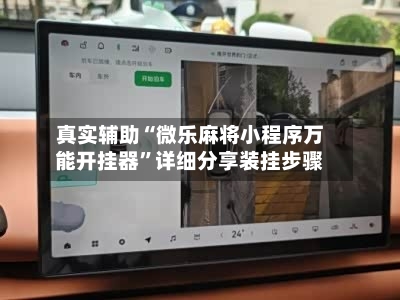 真实辅助“微乐麻将小程序万能开挂器	”详细分享装挂步骤-第1张图片