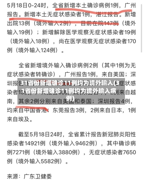31省份新增确诊11例均为境外输入(31省份新增确诊11例均为境外输入病例)-第2张图片
