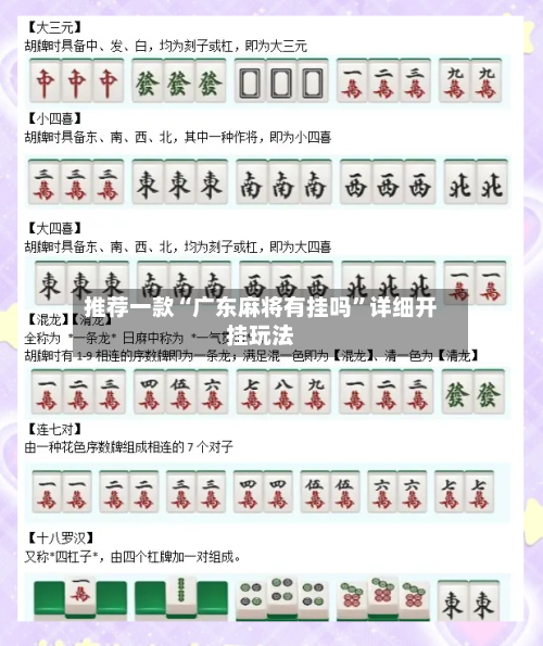 推荐一款“广东麻将有挂吗”详细开挂玩法-第3张图片