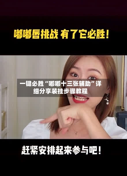 一键必胜“嘟嘟十三张辅助”详细分享装挂步骤教程-第1张图片
