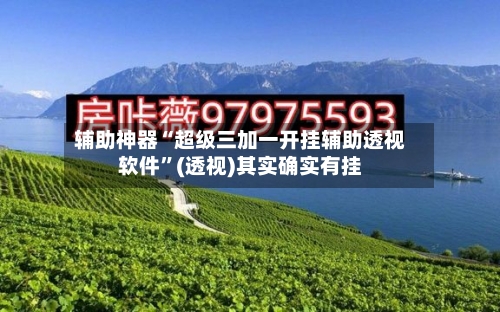 辅助神器“超级三加一开挂辅助透视软件	”(透视)其实确实有挂-第1张图片