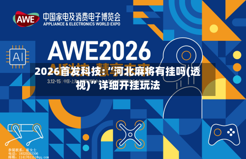 2026首发科技:“河北麻将有挂吗(透视)”详细开挂玩法-第1张图片
