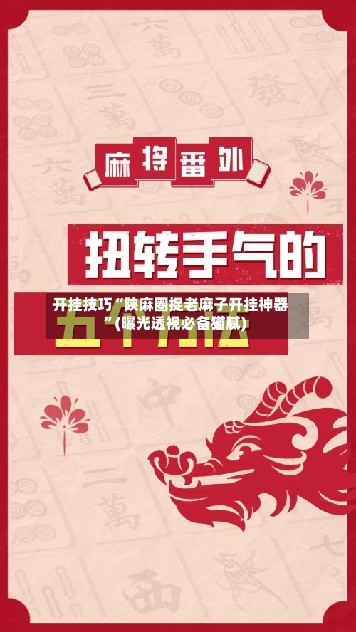 开挂技巧“陕麻圈捉老麻子开挂神器	”(曝光透视必备猫腻)-第1张图片