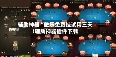 辅助神器“微乐免费挂试用三天!辅助神器插件下载-第1张图片