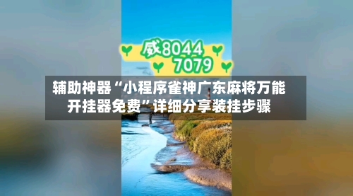 辅助神器“小程序雀神广东麻将万能开挂器免费	”详细分享装挂步骤-第2张图片