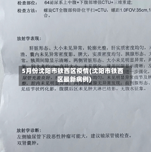 5月份沈阳市铁西区疫情(沈阳市铁西区最新病例)-第1张图片