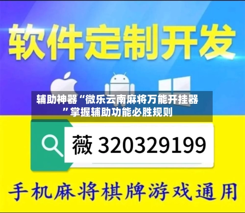 辅助神器“微乐云南麻将万能开挂器”掌握辅助功能必胜规则-第2张图片
