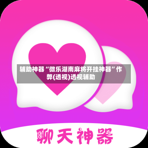 辅助神器“微乐湖南麻将开挂神器	”作弊(透视)透视辅助-第2张图片