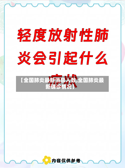 【全国肺炎最新消息人数,全国肺炎最新确诊情况】-第1张图片