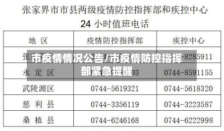 市疫情情况公告/市疫情防控指挥部紧急提醒-第2张图片