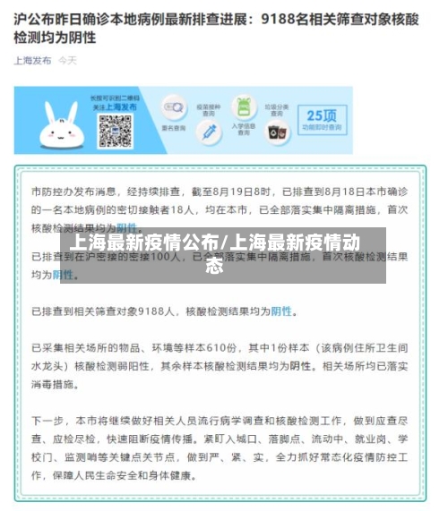 上海最新疫情公布/上海最新疫情动态-第1张图片