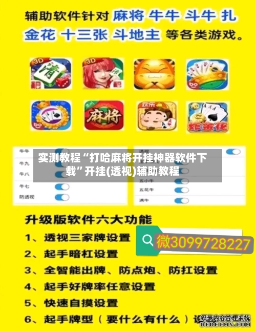 实测教程“打哈麻将开挂神器软件下载”开挂(透视)辅助教程-第3张图片