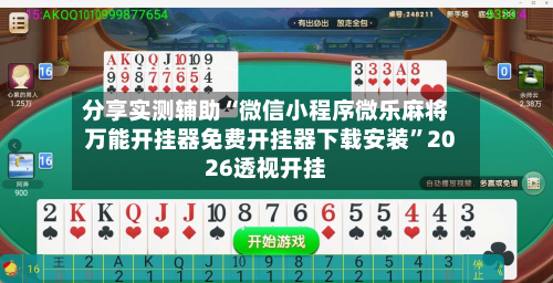 分享实测辅助“微信小程序微乐麻将万能开挂器免费开挂器下载安装”2026透视开挂-第2张图片