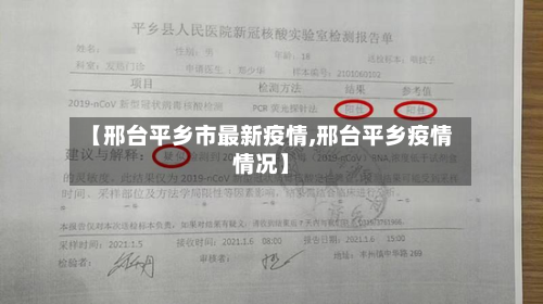 【邢台平乡市最新疫情,邢台平乡疫情情况】-第2张图片
