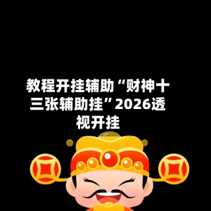 教程开挂辅助“财神十三张辅助挂”2026透视开挂-第2张图片