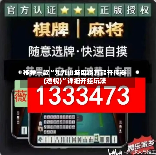推荐一款“九九山城麻将万能开挂器(透视)	”详细开挂玩法-第2张图片