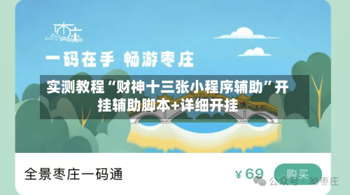实测教程“财神十三张小程序辅助”开挂辅助脚本+详细开挂-第1张图片