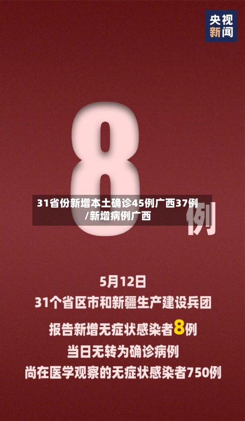 31省份新增本土确诊45例广西37例/新增病例广西-第1张图片