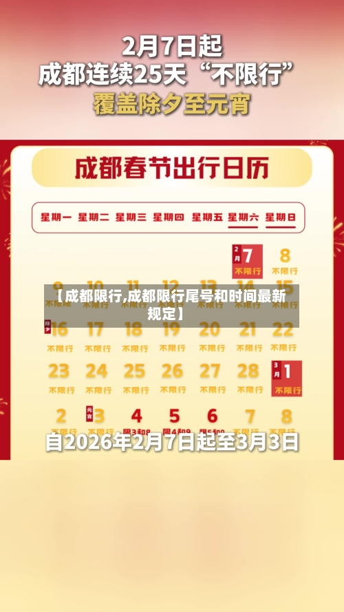 【成都限行,成都限行尾号和时间最新规定】-第1张图片