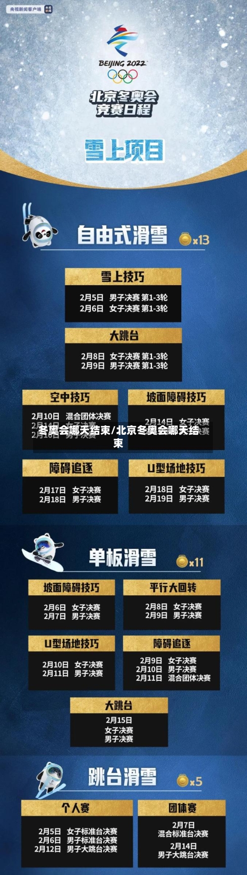 冬奥会哪天结束/北京冬奥会哪天结束-第2张图片