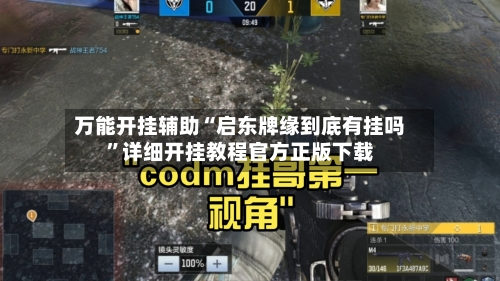 万能开挂辅助“启东牌缘到底有挂吗”详细开挂教程官方正版下载-第3张图片