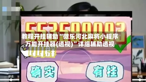 教程开挂辅助“微乐河北麻将小程序万能开挂器(透视)”详细辅助透视-第1张图片