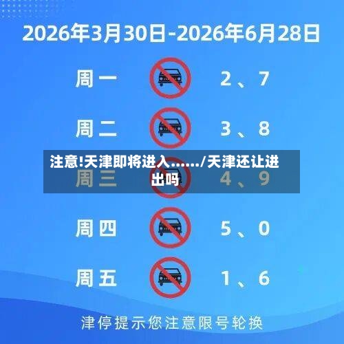 注意!天津即将进入....../天津还让进出吗-第1张图片