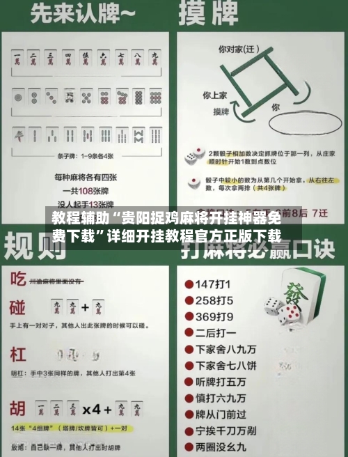 教程辅助“贵阳捉鸡麻将开挂神器免费下载”详细开挂教程官方正版下载-第1张图片