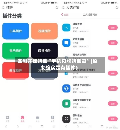 实测开挂辅助“手机打牌辅助器”(原来确实是有插件)-第2张图片
