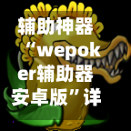 辅助神器“wepoker辅助器安卓版”详细开挂玩法-第2张图片