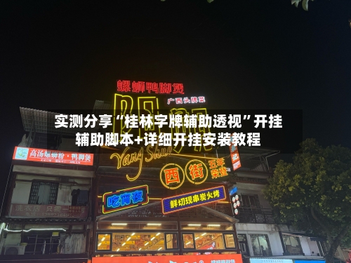实测分享“桂林字牌辅助透视”开挂辅助脚本+详细开挂安装教程-第3张图片