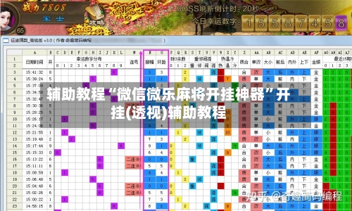 辅助教程“微信微乐麻将开挂神器”开挂(透视)辅助教程-第1张图片