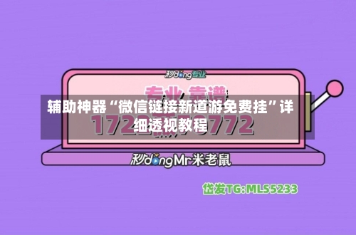 辅助神器“微信链接新道游免费挂	”详细透视教程-第1张图片